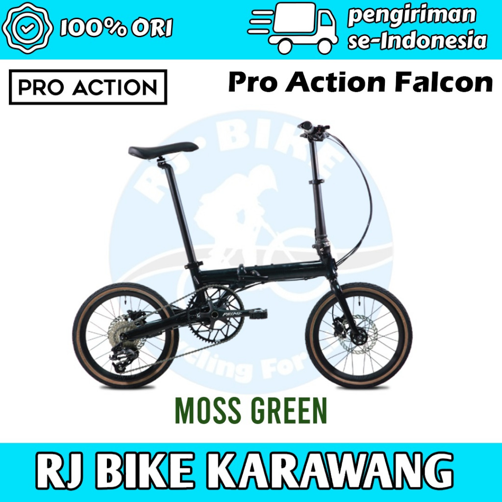 Jual SEPEDA LIPAT PRO ACTION FALCON 1X10 Speed 20 INCH | Shopee Indonesia