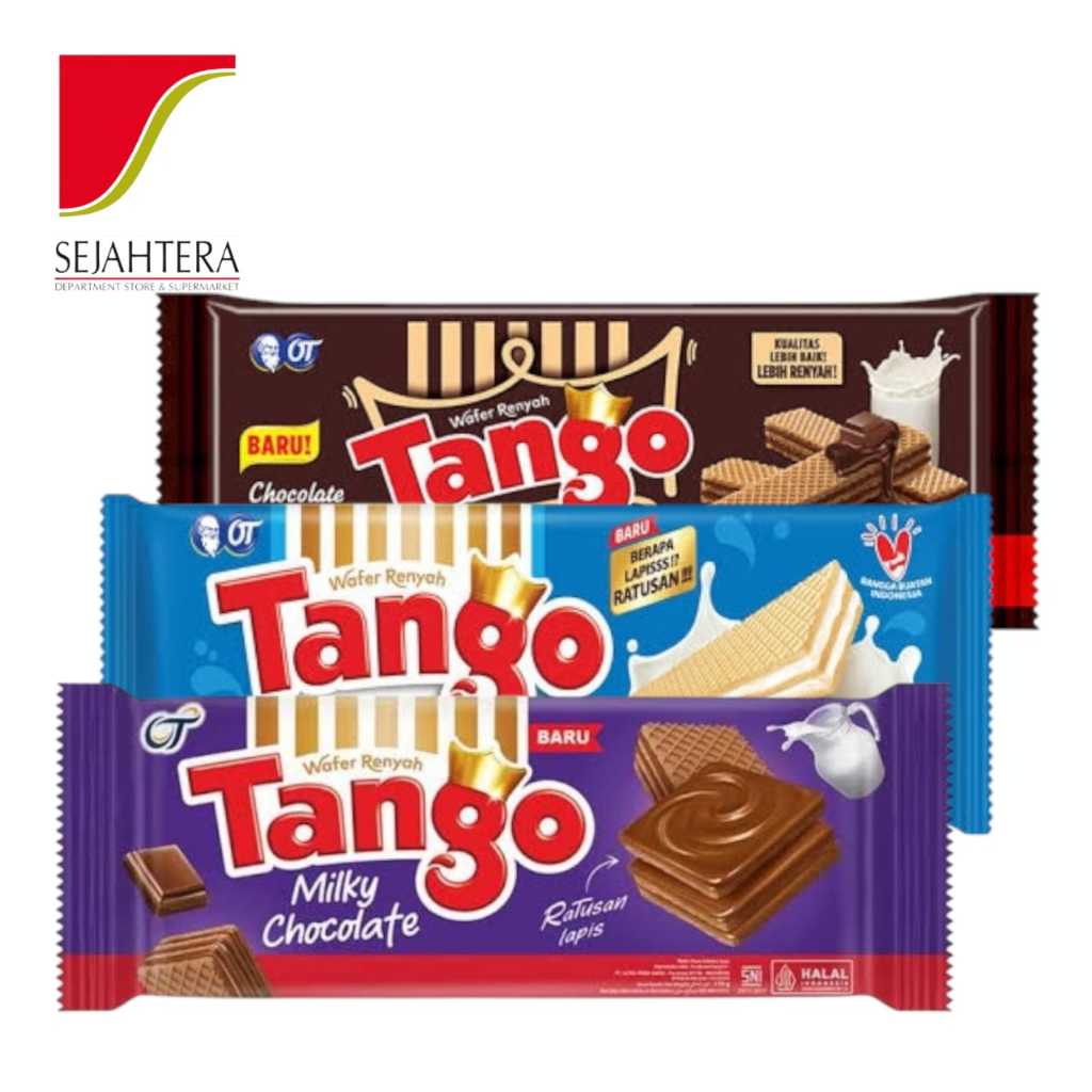 Jual TANGO WAFER MILKY CHOCOLATE/LONG VANILLA/ROYAL CHOCOLATE 110gr ...