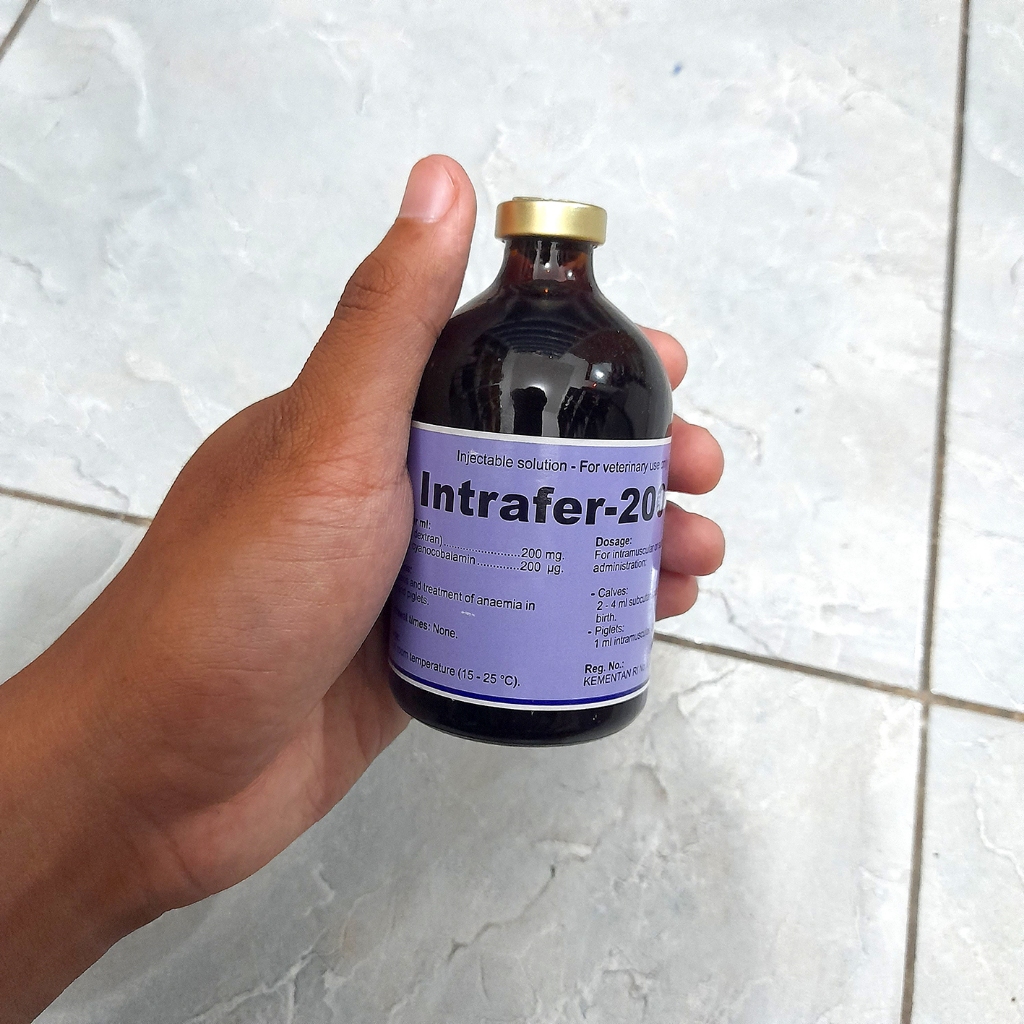Jual INTRAFER 200 B12 100 ML BY TMC - FE + B12 Anemia, Meningkatkan ...