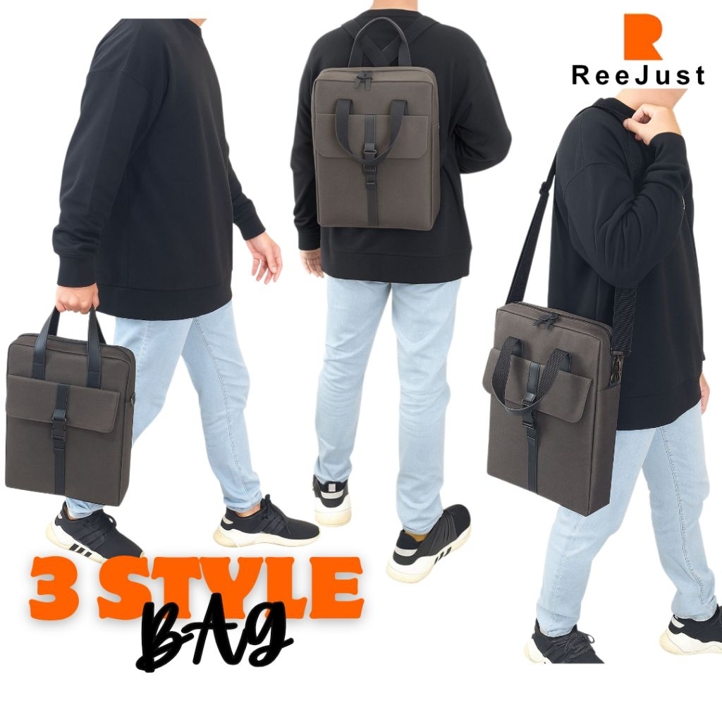 Jual ReeJust RJ09 Tas Multifungsi 3in1 – Backpack Selempang Totebag ...