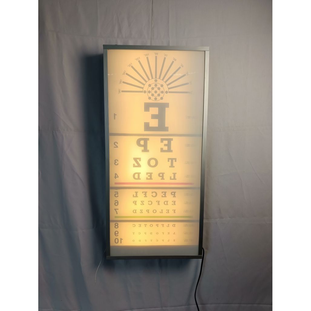 Jual Snellen elektrik cermin | Snellen elektrik jarak 3 meter | Shopee ...