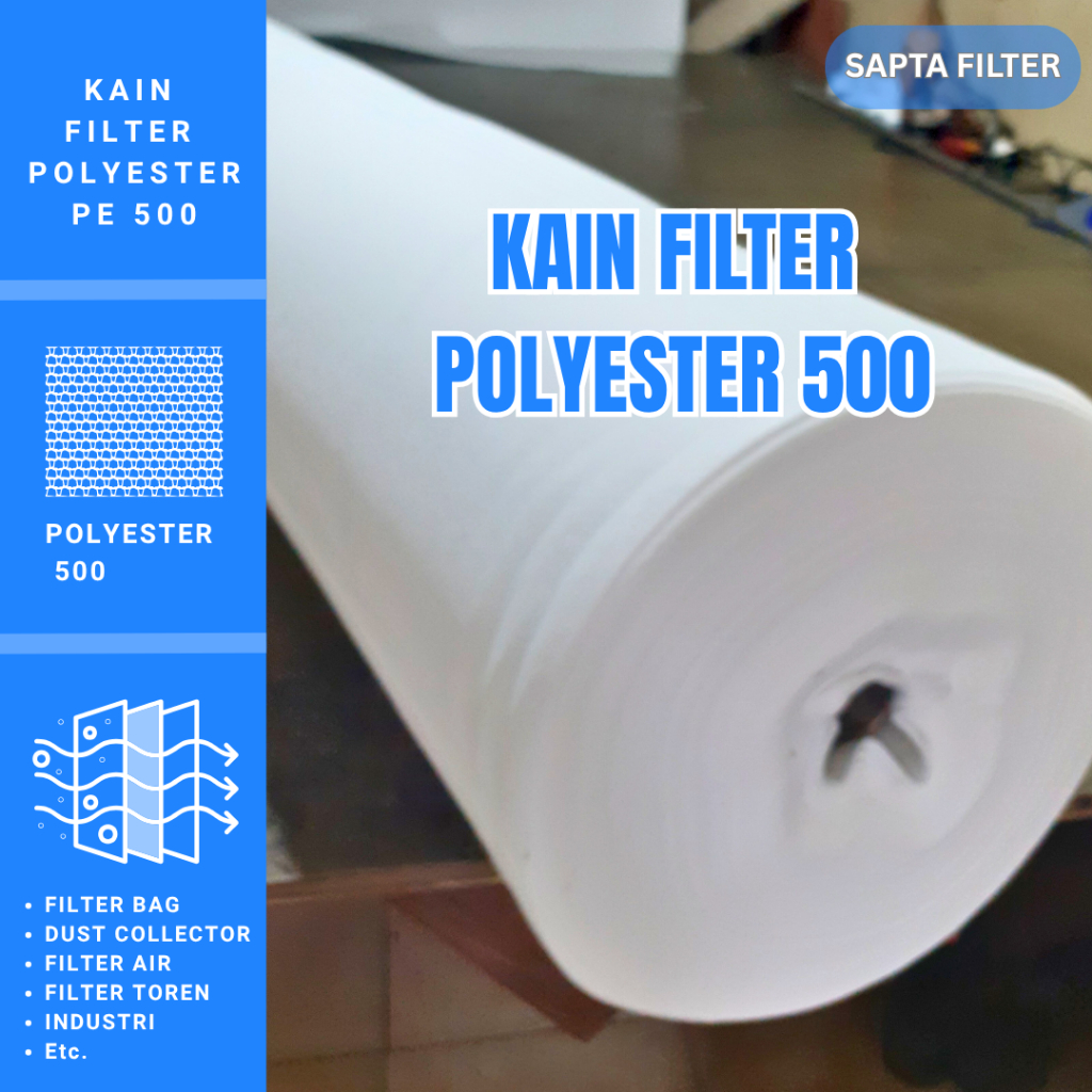 Jual Kain Filter Dust Collector PE 500 gsm / Filter Cloth / Non Woven ...