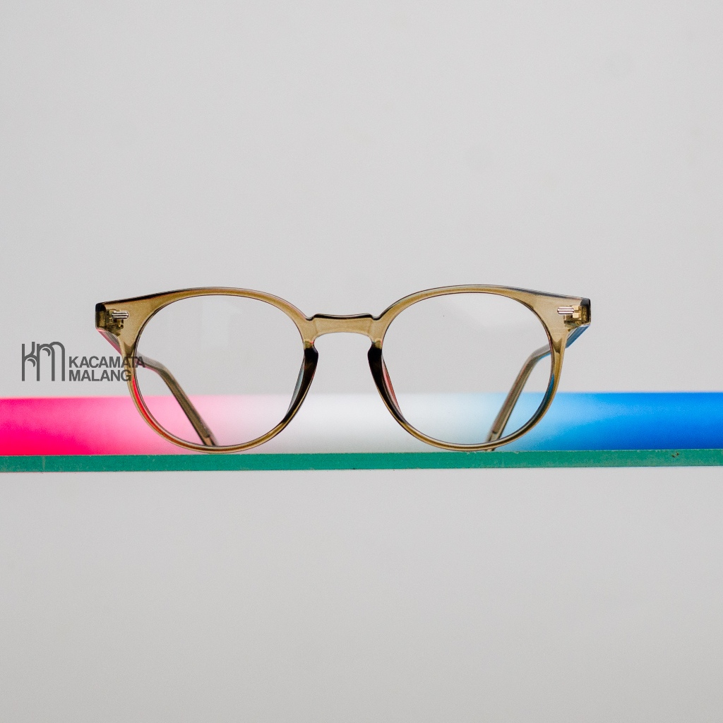 Jual Kacamata Malang - Kacamata Semi Bulat Minimalis Look - Balini 01 ...