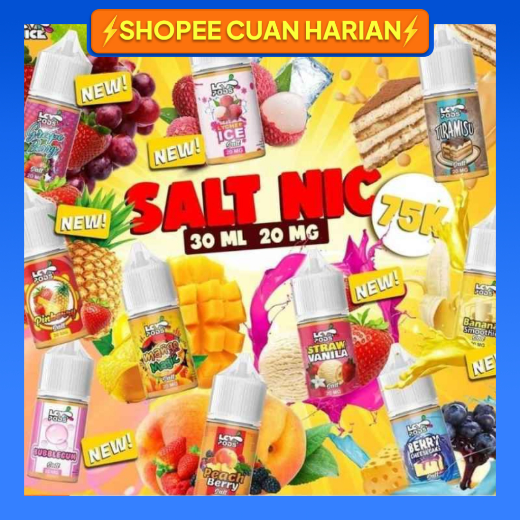 Jual LCV SALTNIC SERIES 30ML BY LCV JUICE 100% ORIGINAL | Shopee Indonesia