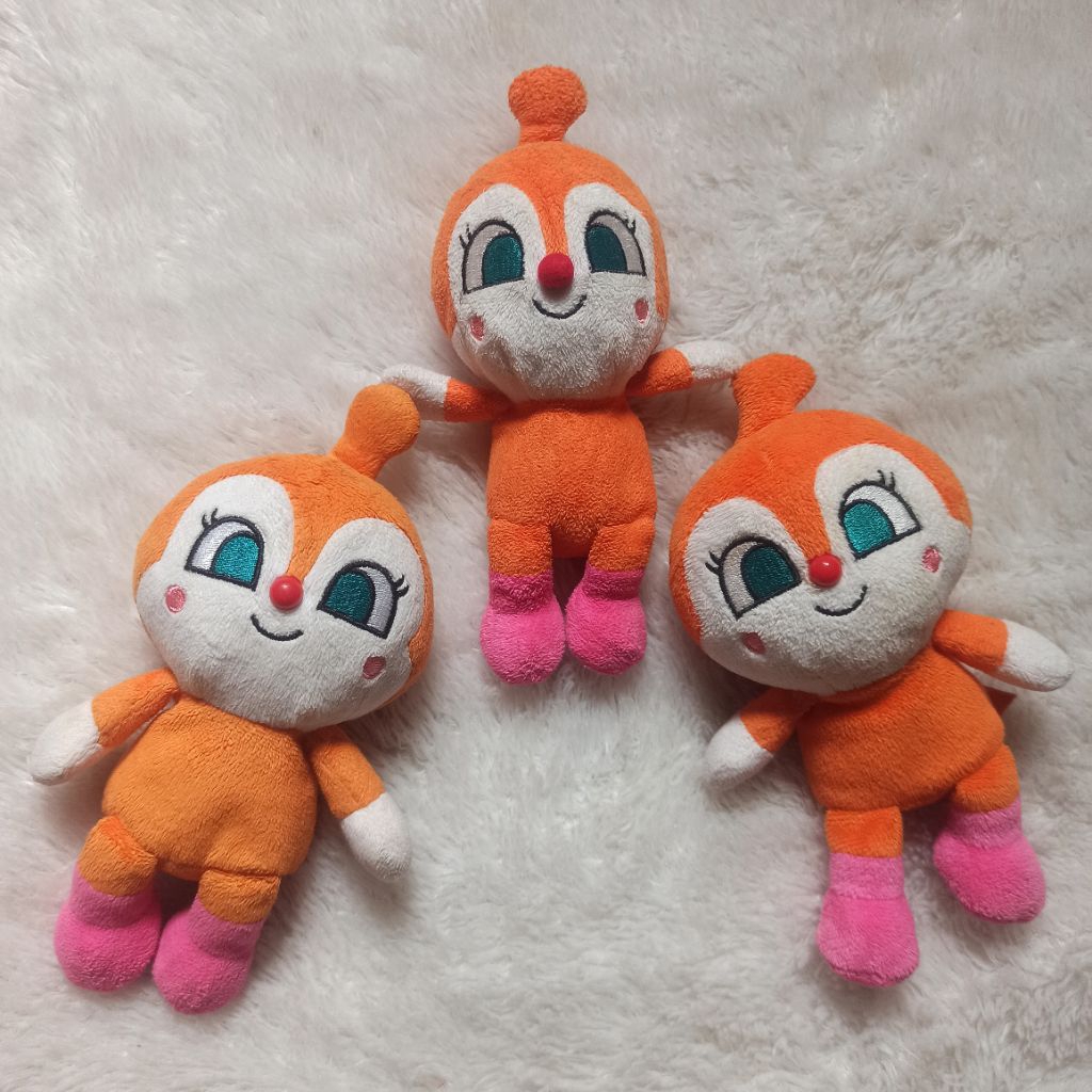 Jual boneka dokinchan anpanman plush doll segatoys brand bordir rare ...