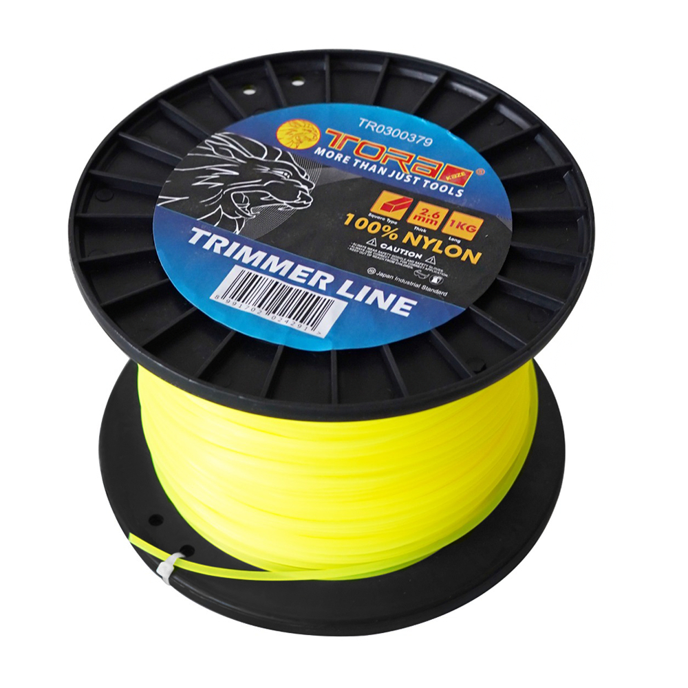 Jual TORA Senar Potong Rumput Roll 2.6 MM x 1 KG - Trimmer Line Reel ...