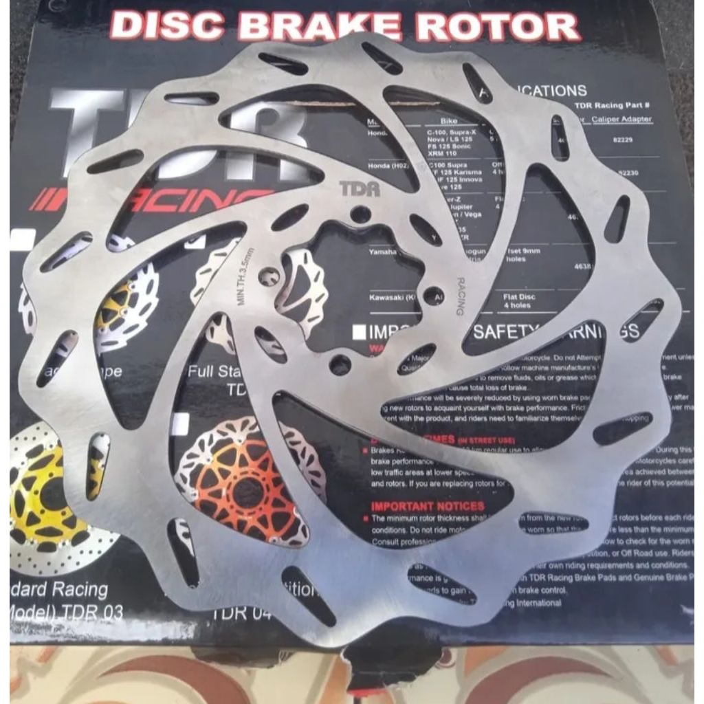 Jual Disc cakram original TDR Tipe full stainless style uk 300mm ...