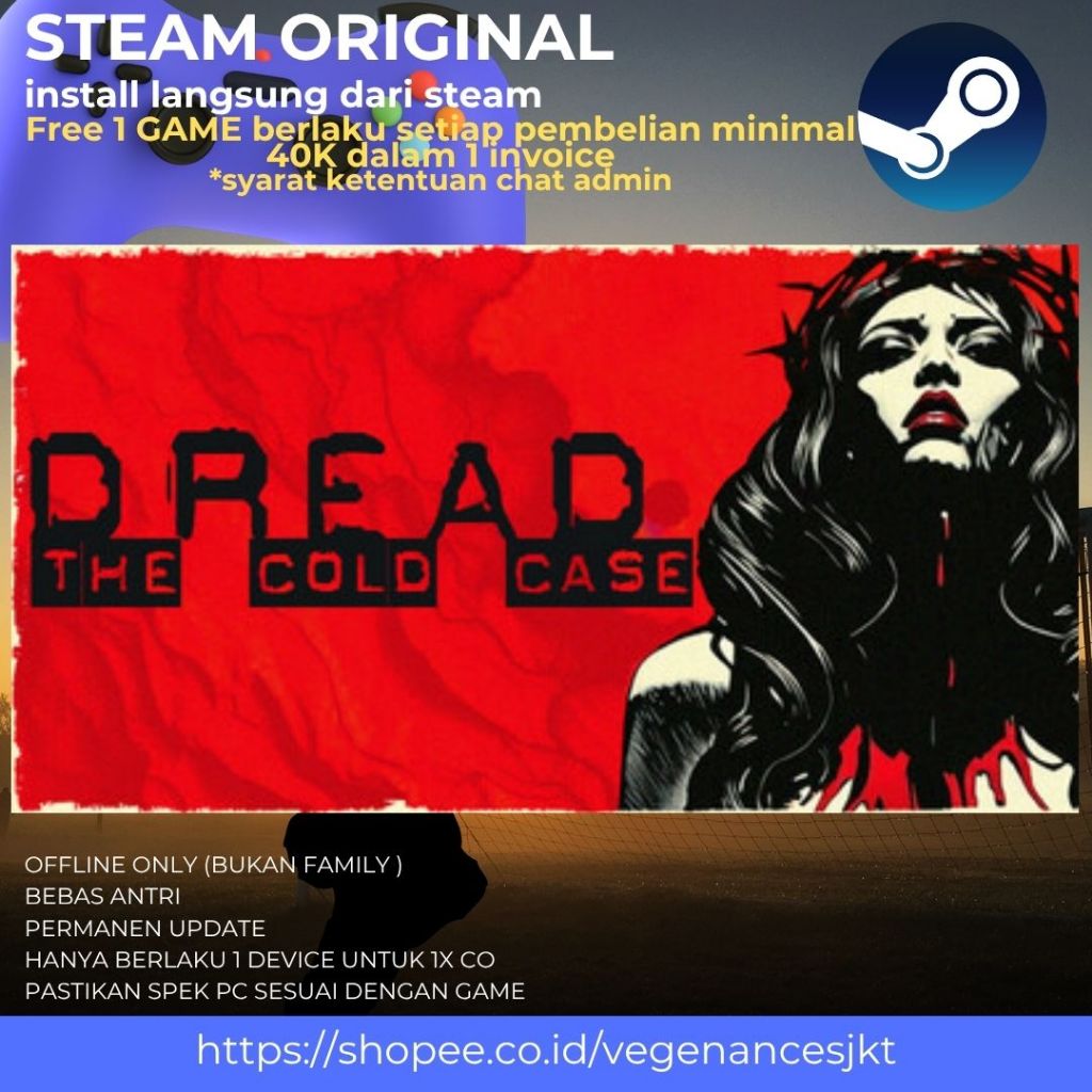 Jual Dread: The Cold Case PC Game Original + Latest Update | Shopee ...