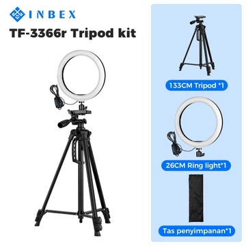 INBEX 170cm Tripod Kamera Tongsis Hp Multifungsi 140cm 133cm IB 2R 3520 Remote Bluetooth
