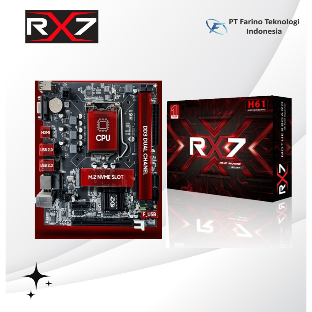 Jual Motherboard RX7 B75 / H61 PLUS LGA 1155 DDR3 B75 Mainboard SUPPORT ...