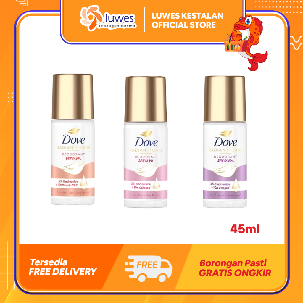 Jual Dove Deodorant 45ml All Variant Menjaga Kelembaban Ketiak ...