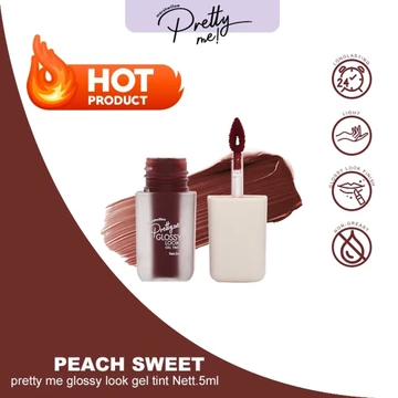Marshwillow Pretty Me Glossy Look Gel Tint ( 5 Ml ) Liptint Gel Bibir Kilau Gloss Look Finish
