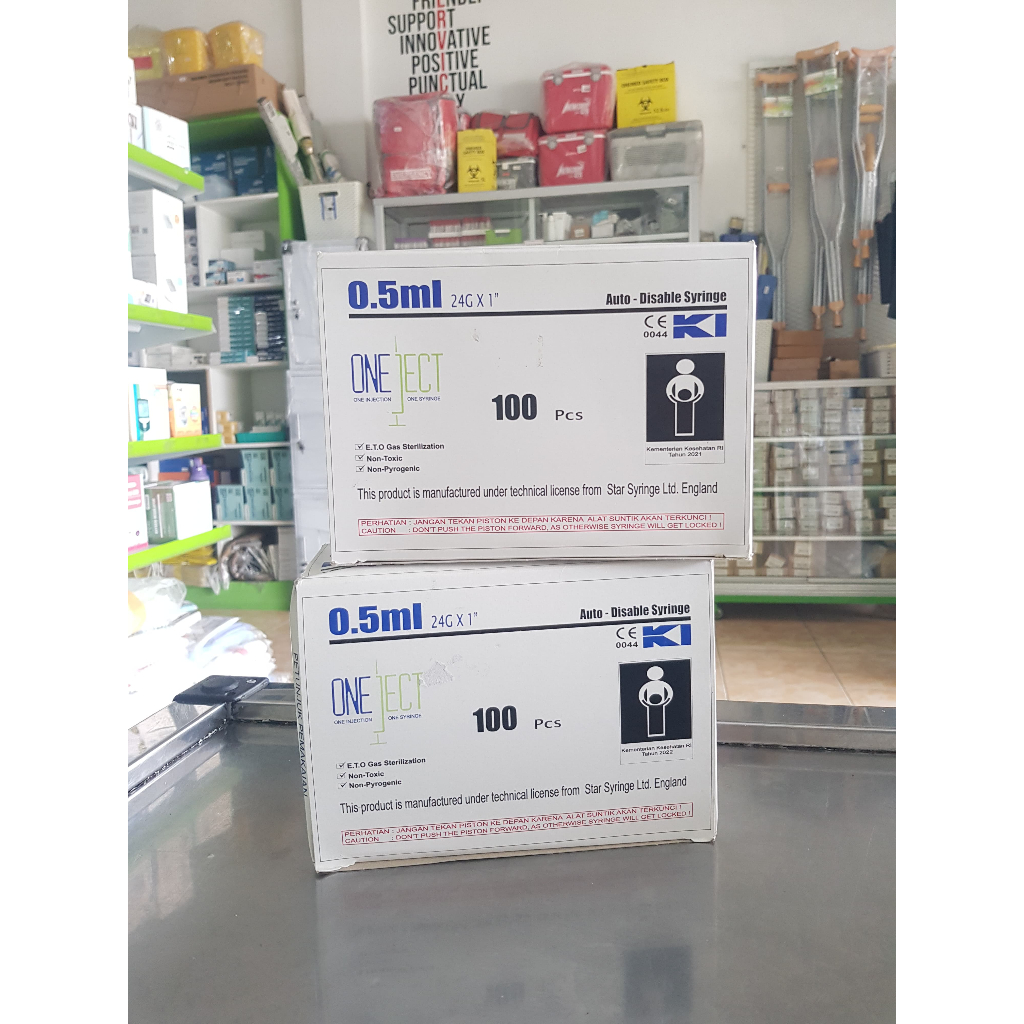 Jual Oneject Syringe 0,5 ml per box | Shopee Indonesia