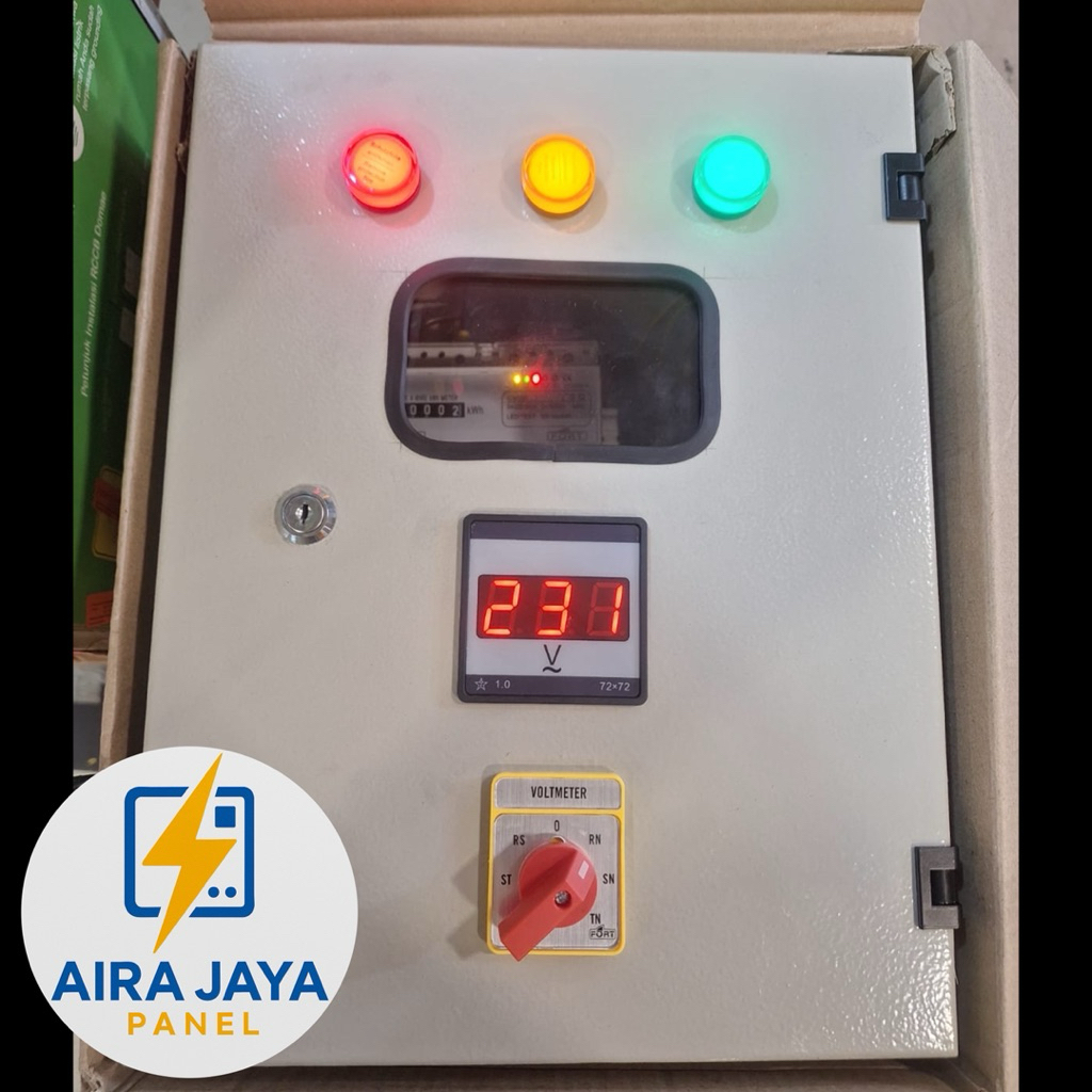 Jual Panel KWH meter 16 - 40A 3phase MCB | Shopee Indonesia