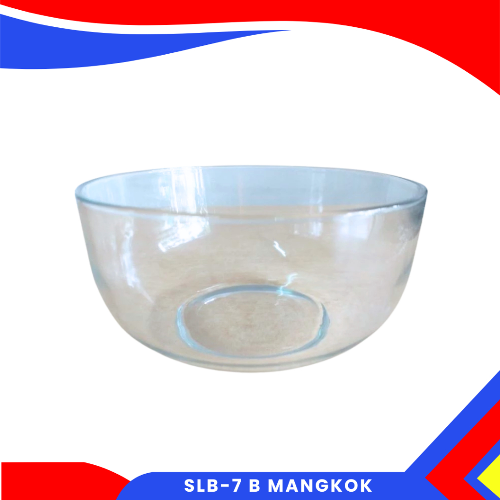 Mangkok Souvenir Pernikahan - Mangkok Makan Kaca - Mangkok Bening Slb-7B Kedaung