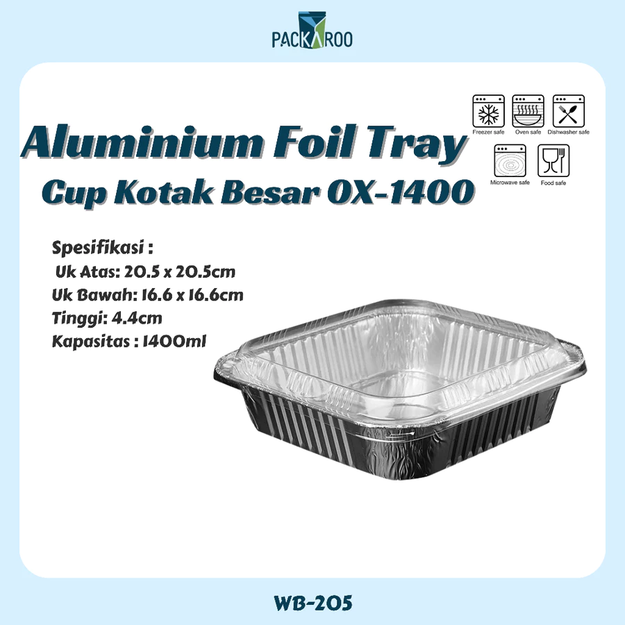 Aluminium Foil Tray Cup OX-1400