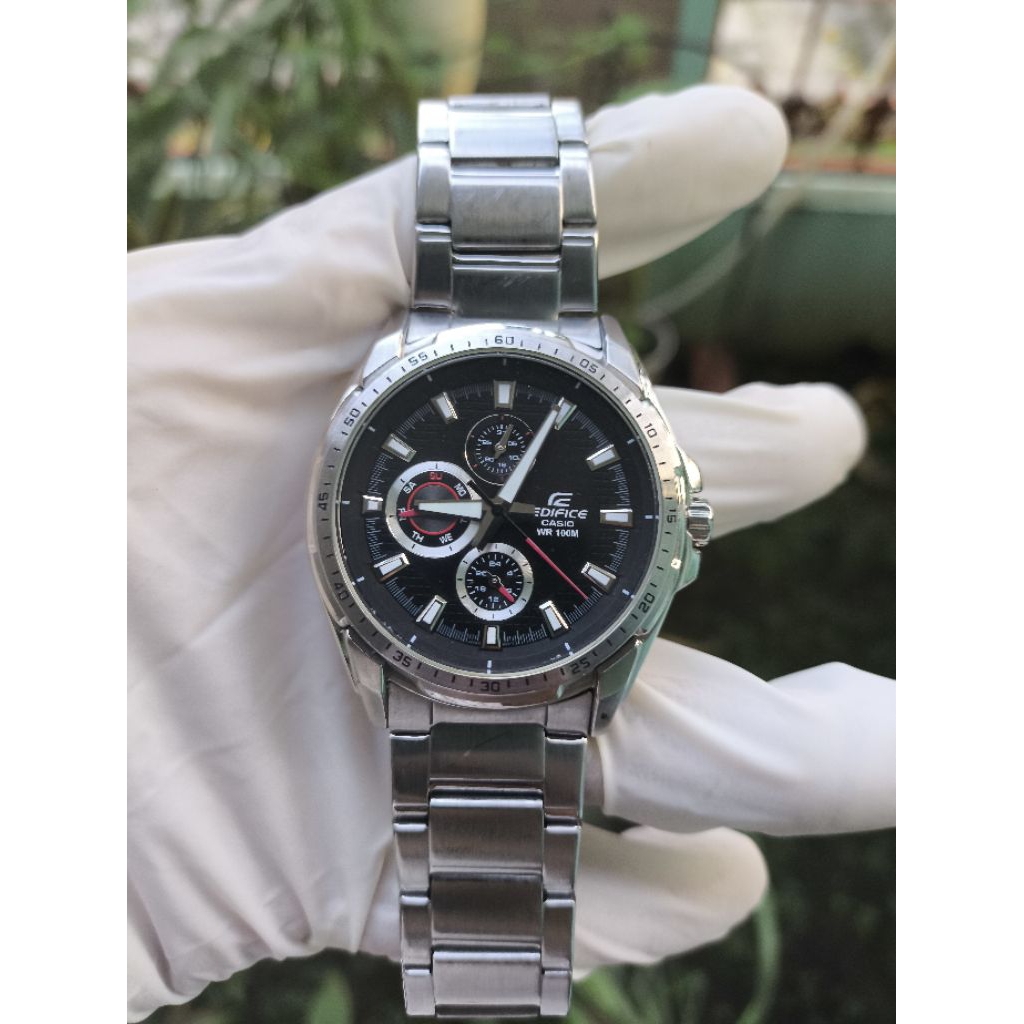 (Harga Net) Jam Tangan Casio Edifice EF-336 All Original Chrono Day Date  24Hours Fungsi2 Normal Tinggal Pakai