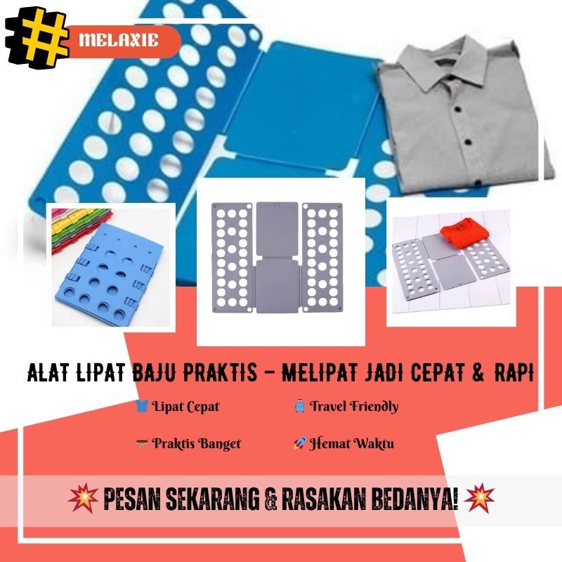 Jual Alat Lipat Baju Praktis – Bikin Melipat Jadi Cepat & Rapi | Shopee ...