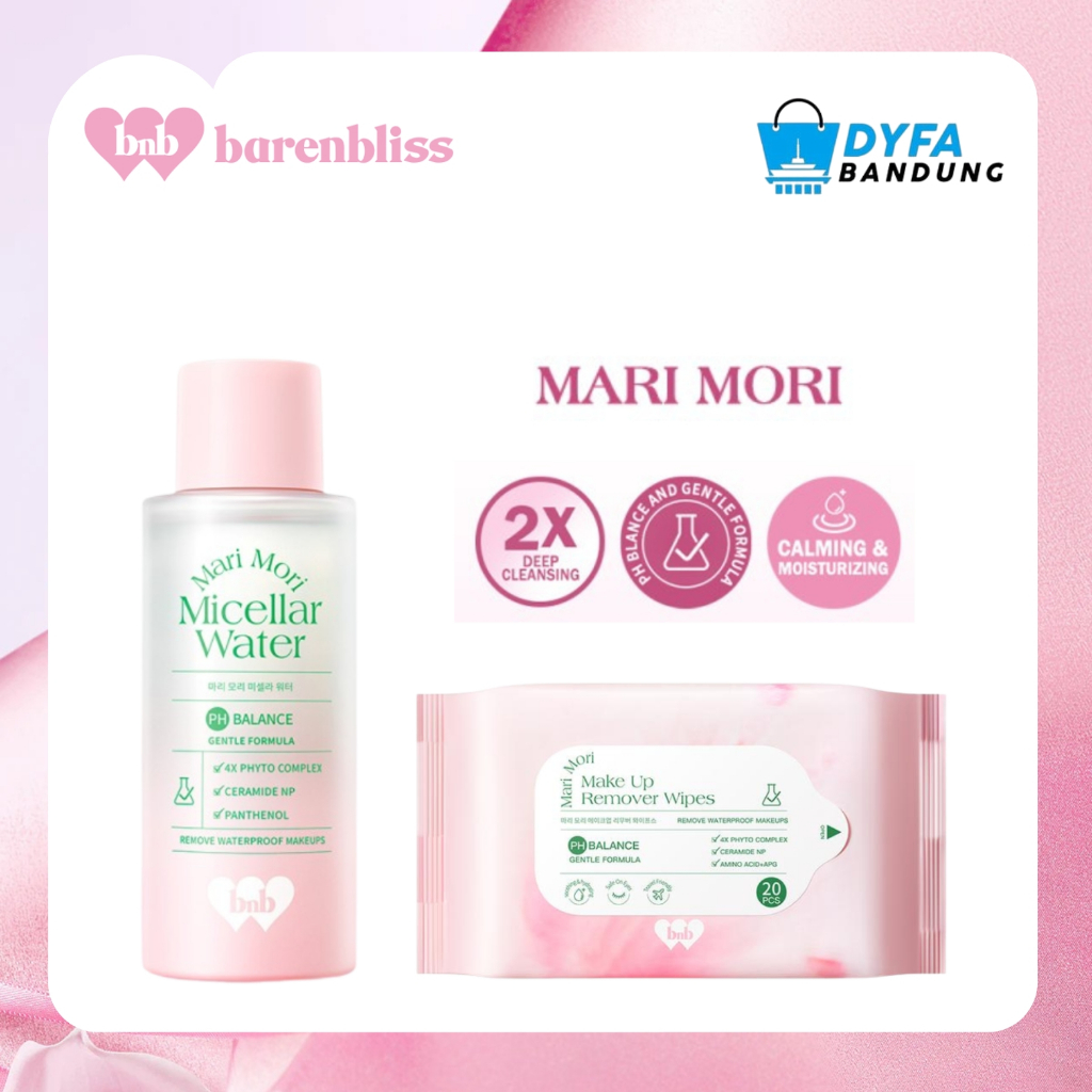 BNB BARENBLISS MARI MORI: Micellar Water & Makeup Remover Wipes