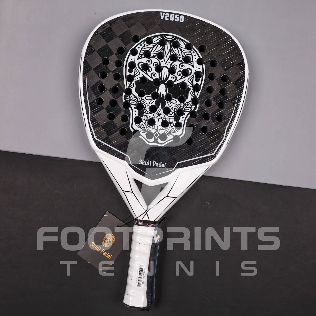 Jual Skull V2050 24K White Black Padel Racket Raket Original | Shopee ...
