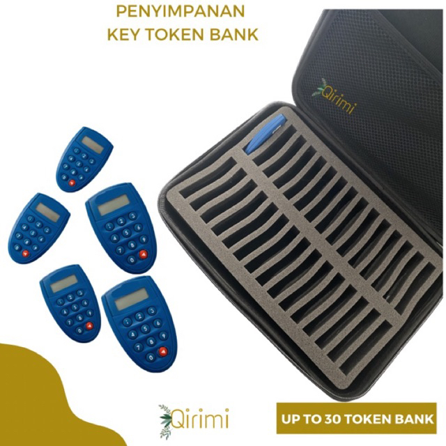 Jual TAS TEMPAT PENYIMPANAN KEY TOKEN BANK FOAM PORTABLE / KEY BCA ...