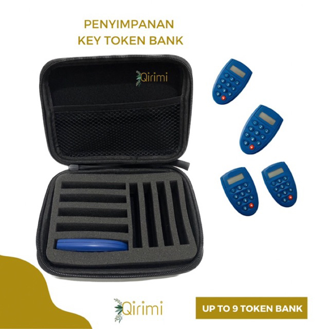 Jual TAS TEMPAT PENYIMPANAN KEY TOKEN BANK FOAM PORTABLE / KEY BCA ...