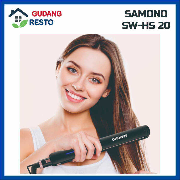 Jual SAMONO 2in1 SW-HS20 Catokan Rambut Profesional Lurus dan Keriting ...