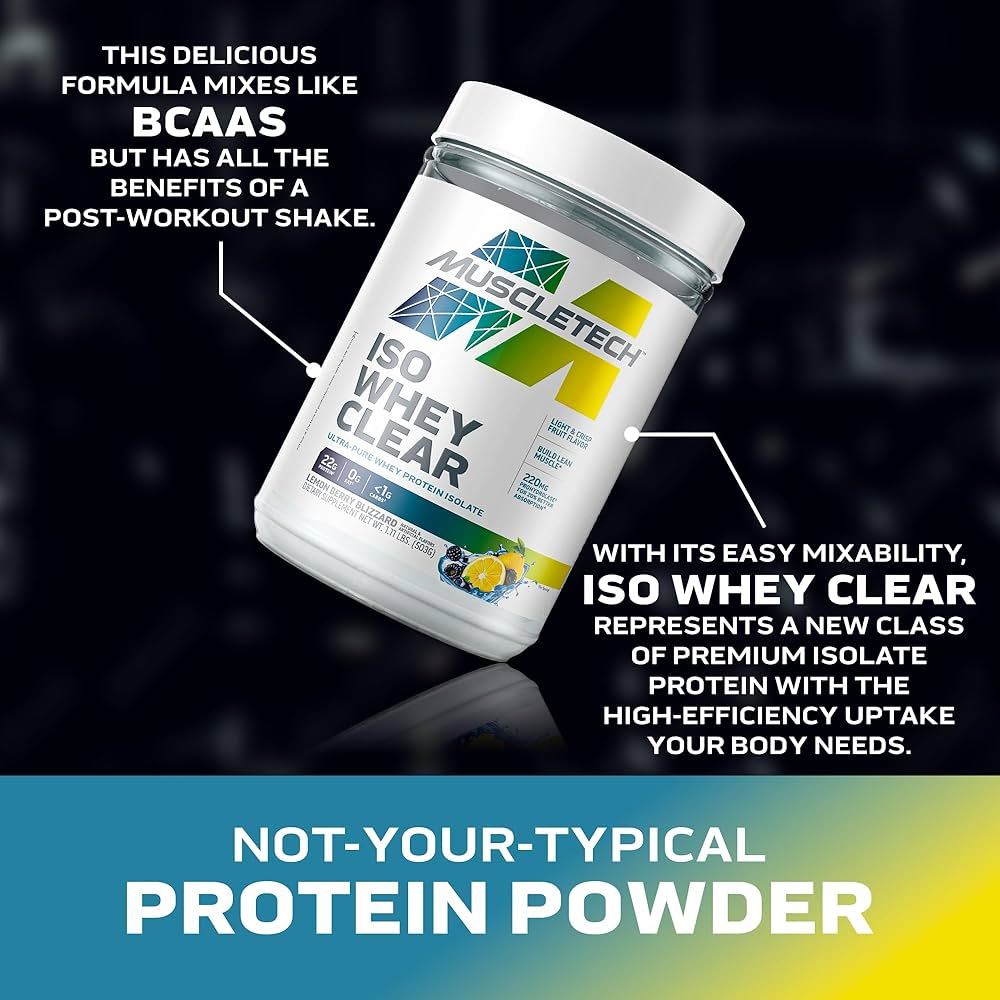 Jual MuscleTech Iso Whey Clear 1,1 LBS | Shopee Indonesia