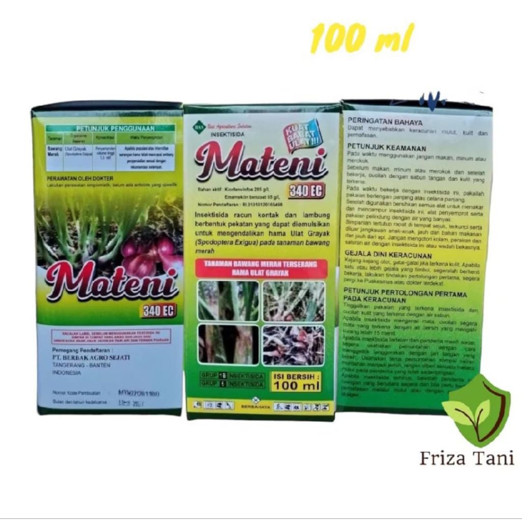 Jual Insektisida MATENI/ULATE 340EC 100ml Bahan Aktif Klorfenvinfos 285 ...