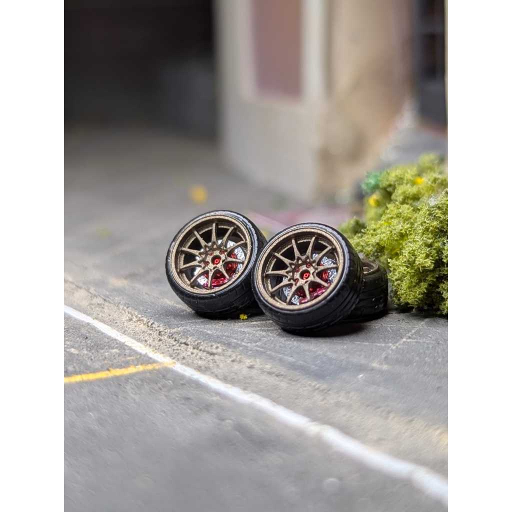 Jual Velg Diecast Replica CE28 Volk Rays 1:64 Mini Scale Stance ...