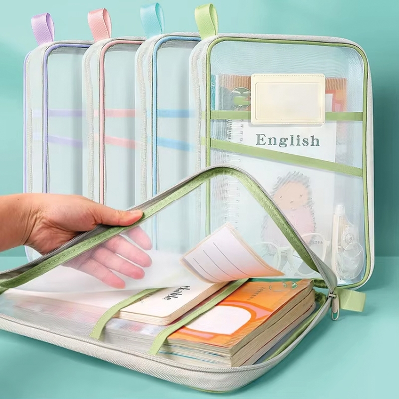 Jual TAO Folder Map Dokumen File Buku 3 sekat bahan Nylon Jaring ...