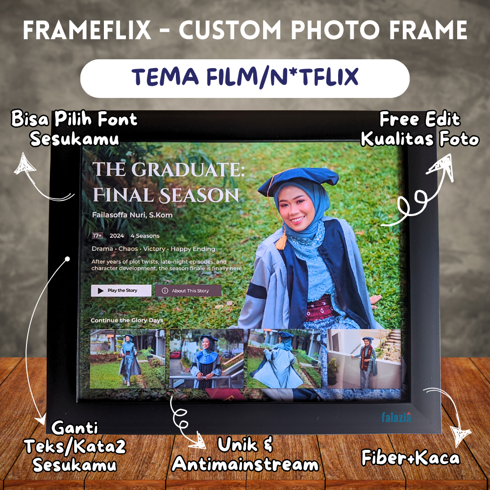 Jual Custom Kado Wisuda Ulang Tahun Couple Teman Perpisahan | Frame ...