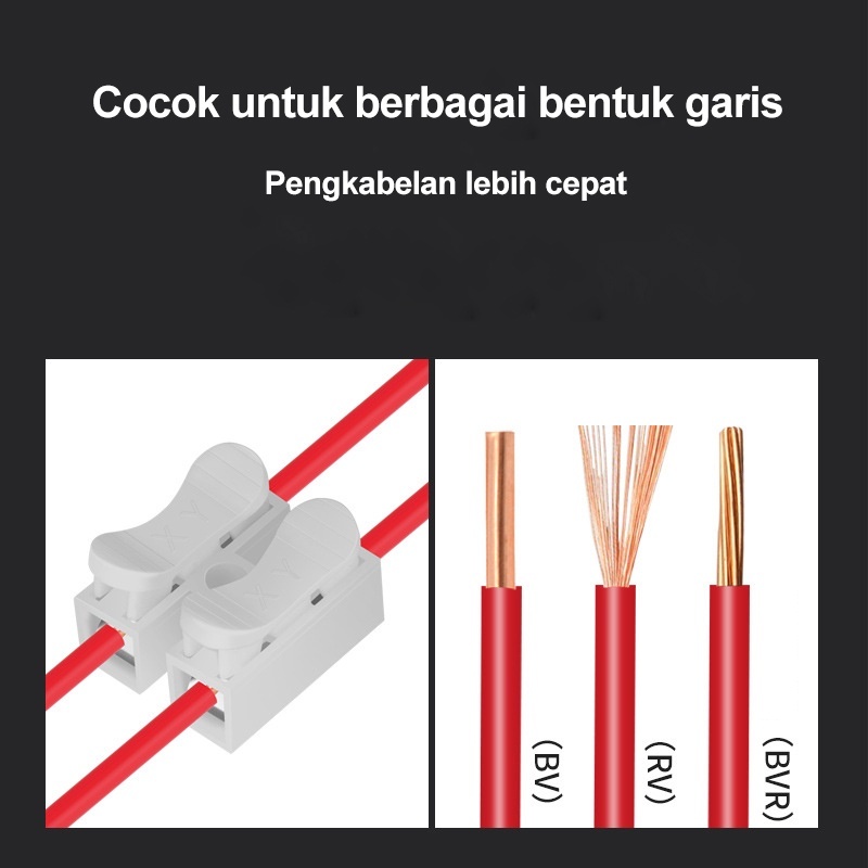 Jual Quick Connect ISI 50 PCS Terminal Connector Konektor Sambungan ...