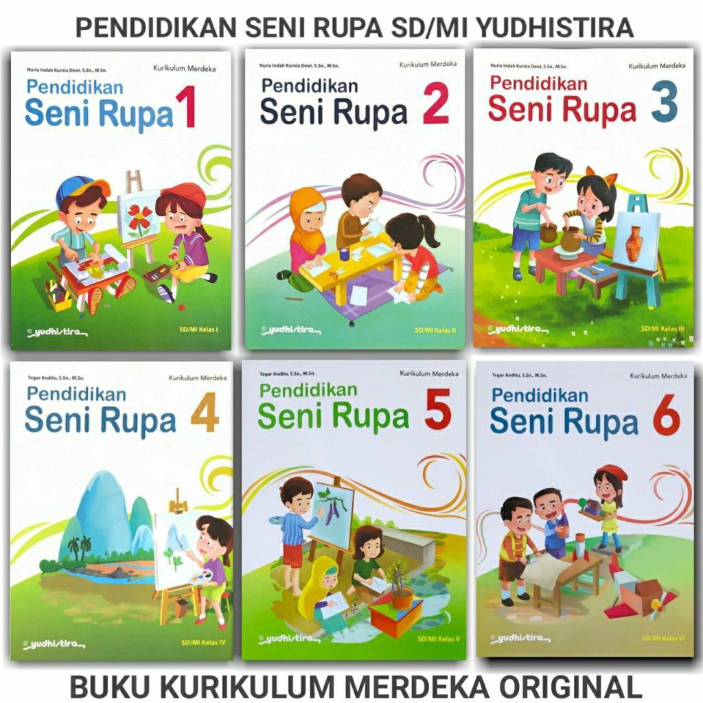Jual Pendidikan Seni Rupa Kelas 1,2,3,4,5,6 SD/MI Kurikulum Merdeka ...