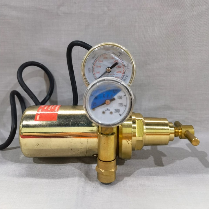 Jual Regulator CO2 Heater 220V PROFAX RFG-320-H-2 Flowmeter Regulator ...