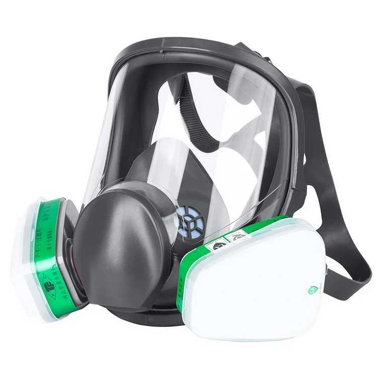 Jual PUSAT SAFURANCE Masker Gas Respirator Full Face cat semprot debu ...
