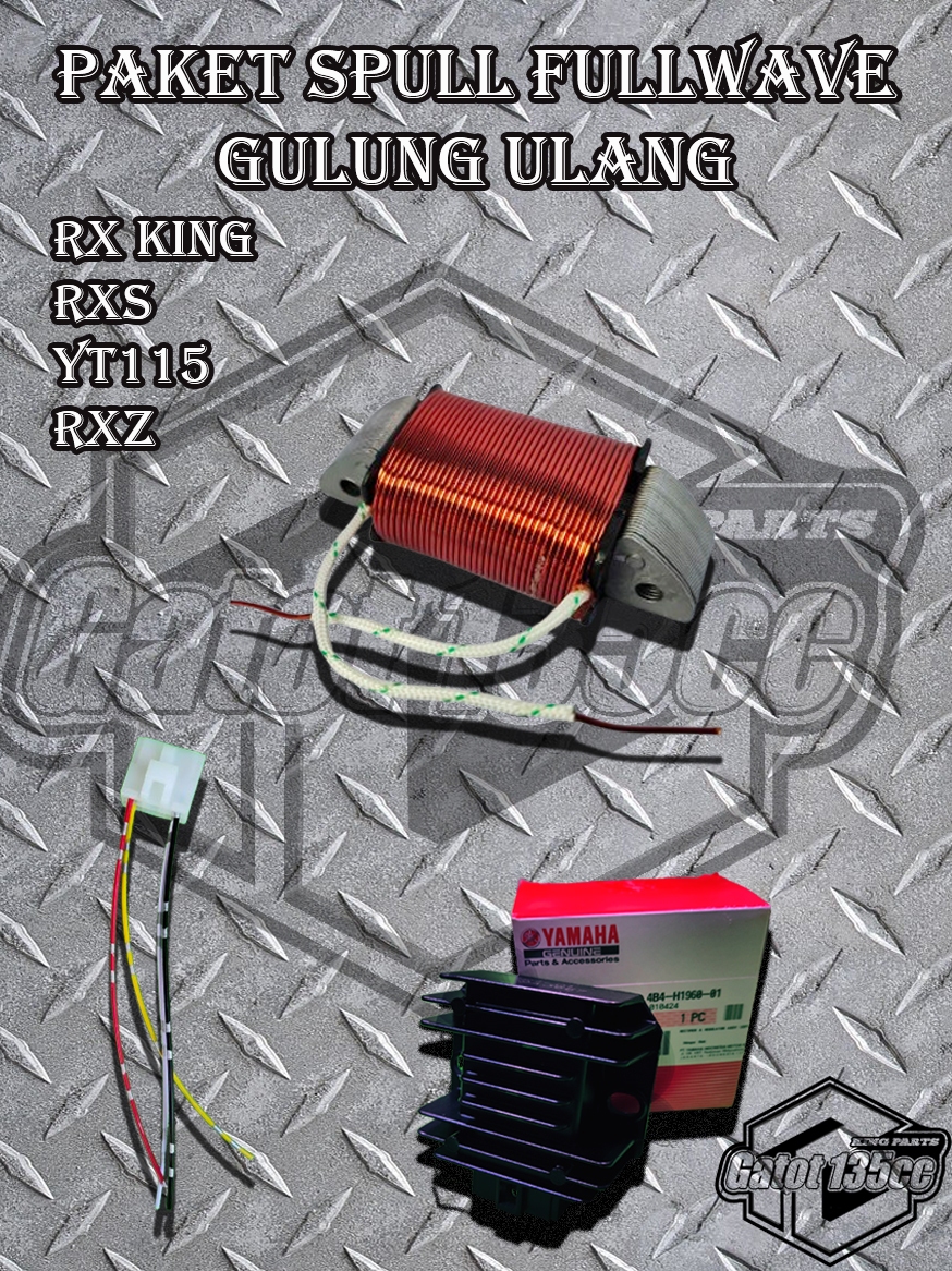 Jual Paket spul pengisian fullwave Rx king Rxs RXz DC set kiprok Nmax ...