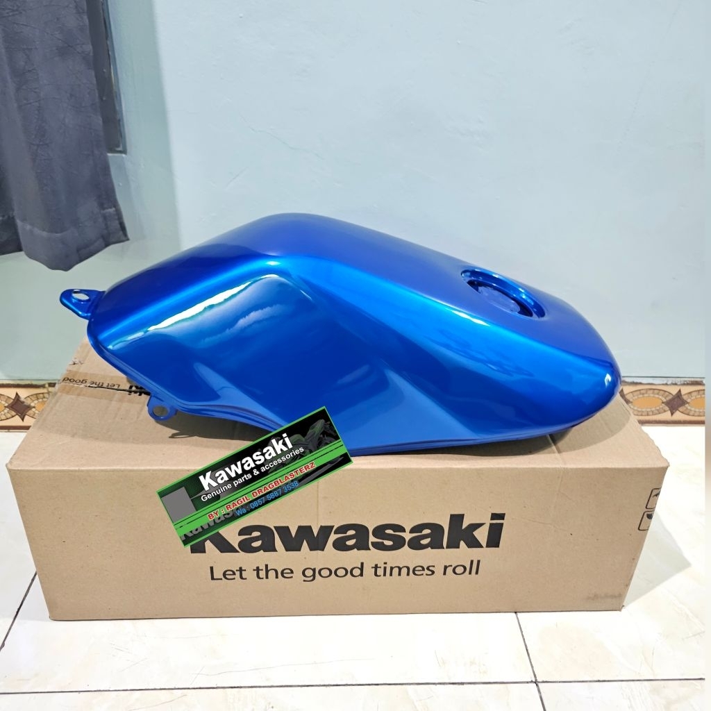 Jual Tangki ninja R ninja SS biru muda original kawasaki | Shopee Indonesia