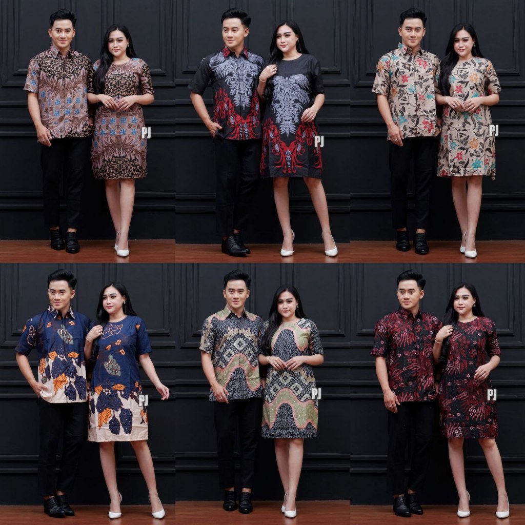 Jual Batik Couple - Baju Batik Couple Batik Tunik Couple Modern Set ...