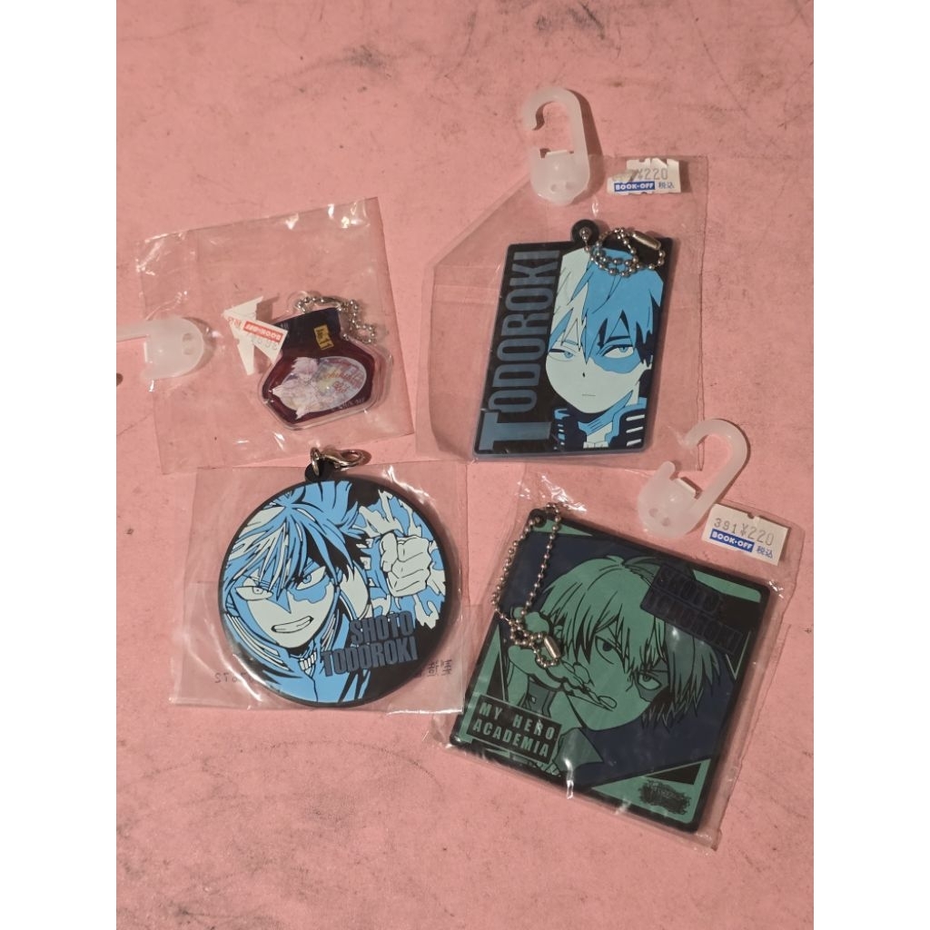 My Hero Academia Rubber Strap Keychain – Todoroki, 2in, Anime Gift
