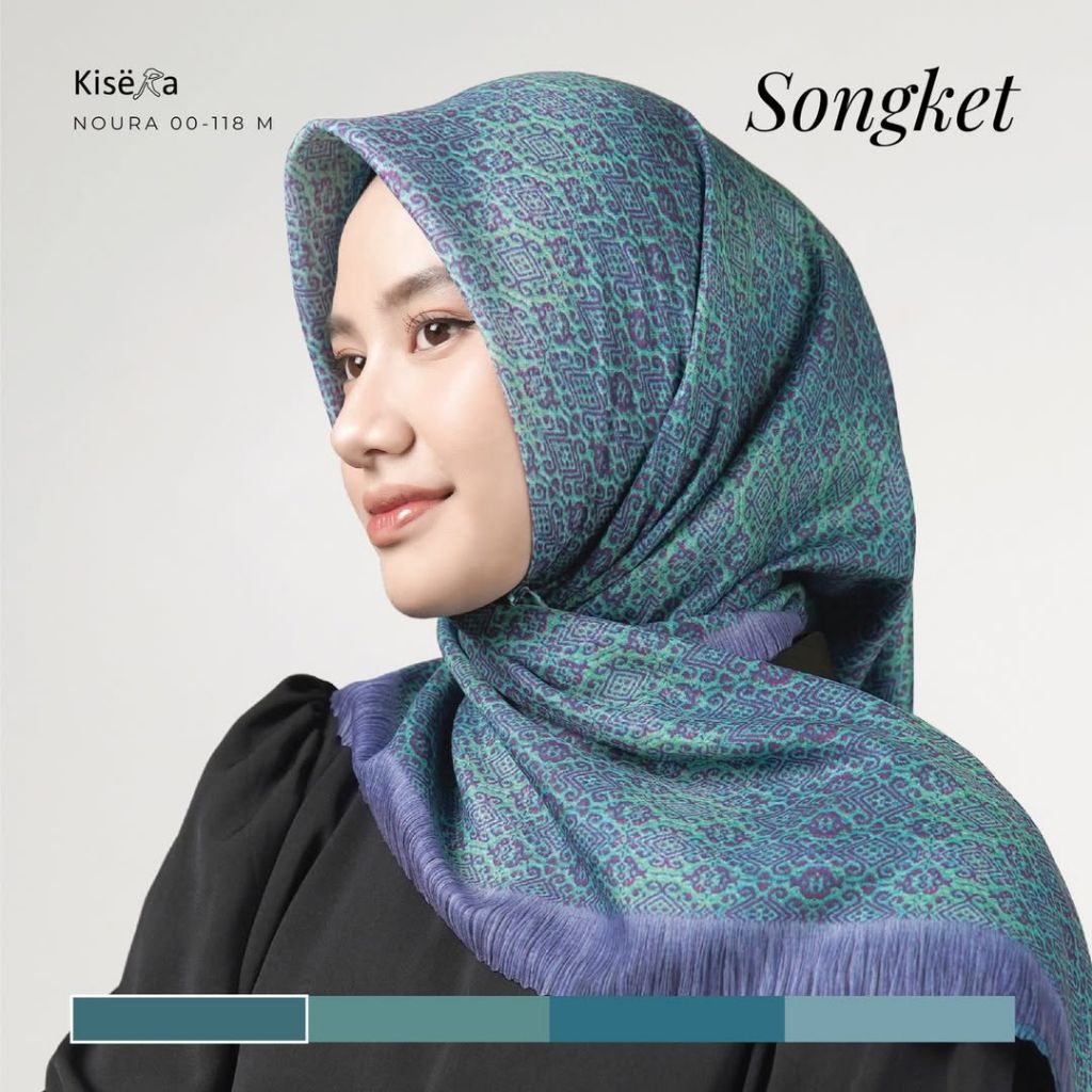 Jual Kisera Kerudung Hijab 4 Warna 1 Motif Artificial Texture, Jilbab ...