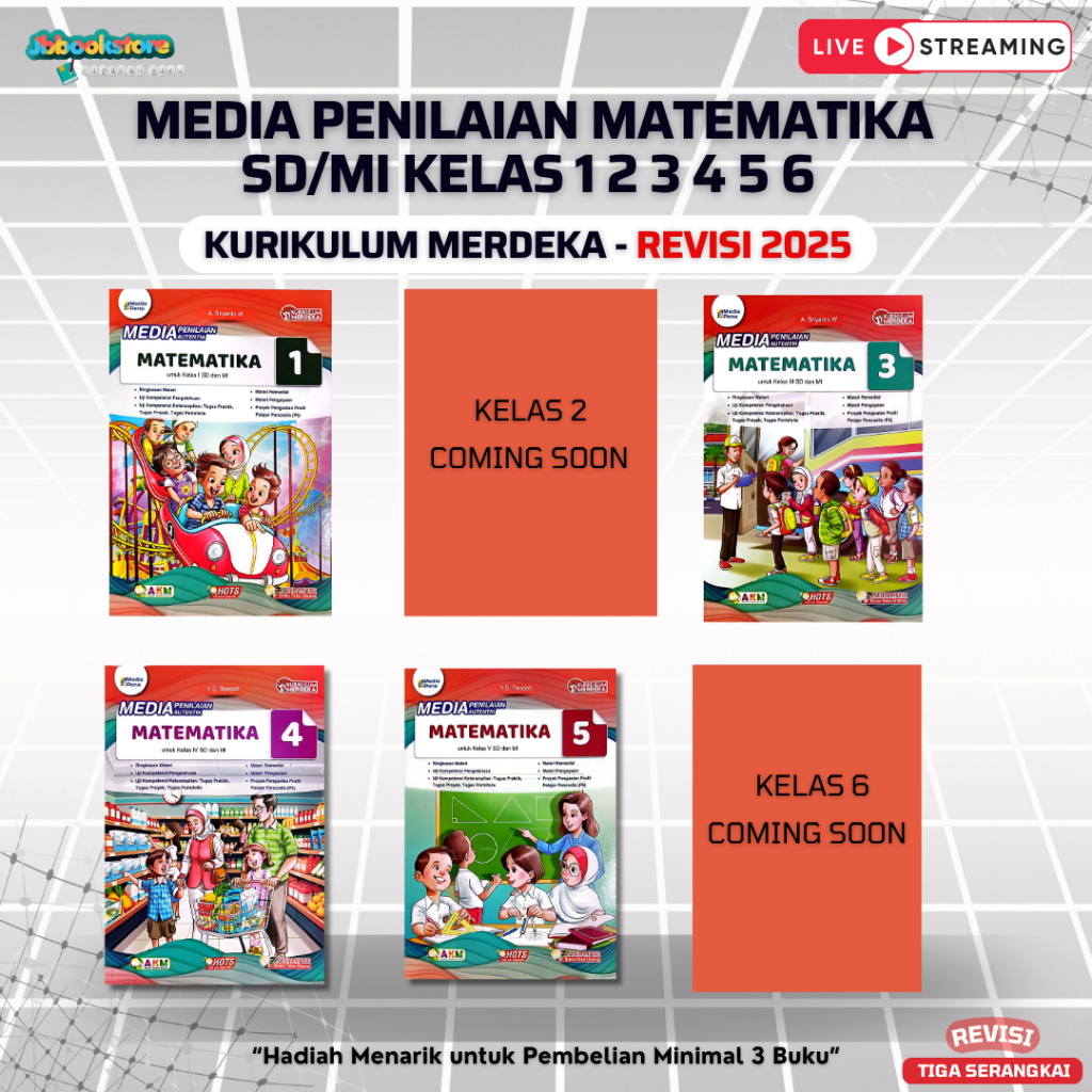 Jual [ REVISI ] Media Penilaian Matematika SD Kelas 1 2 3 4 5 6 ...