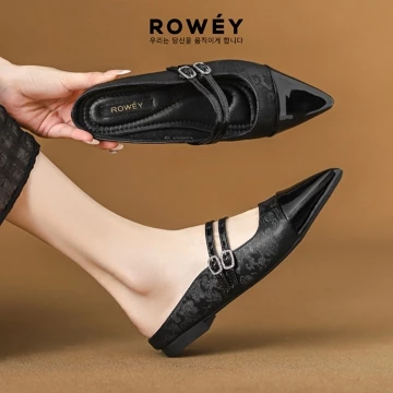 Rowey Sepatu Flat Shoes Korea Sepatu Wanita Flat Simple Dan Elegan Delima