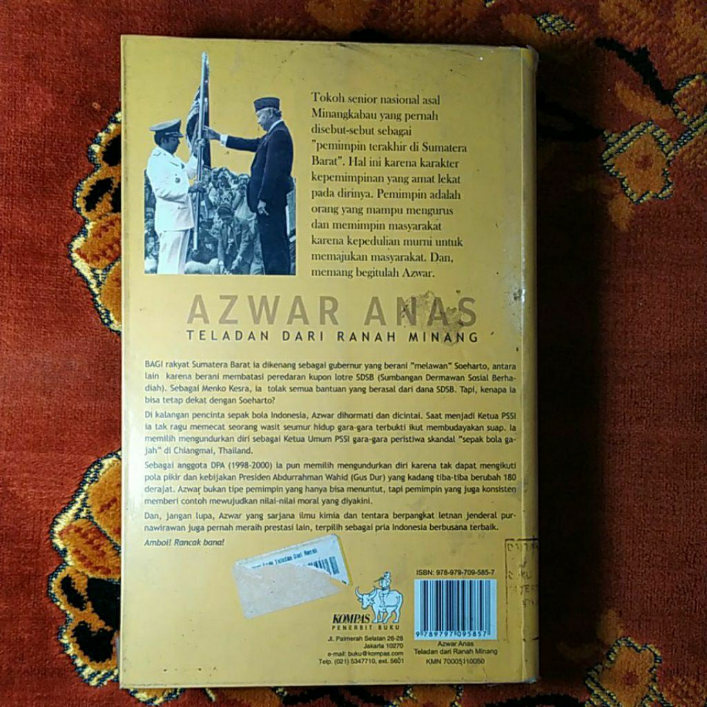 Jual Azwar Anas Teladan dari Ranah Minang | Shopee Indonesia
