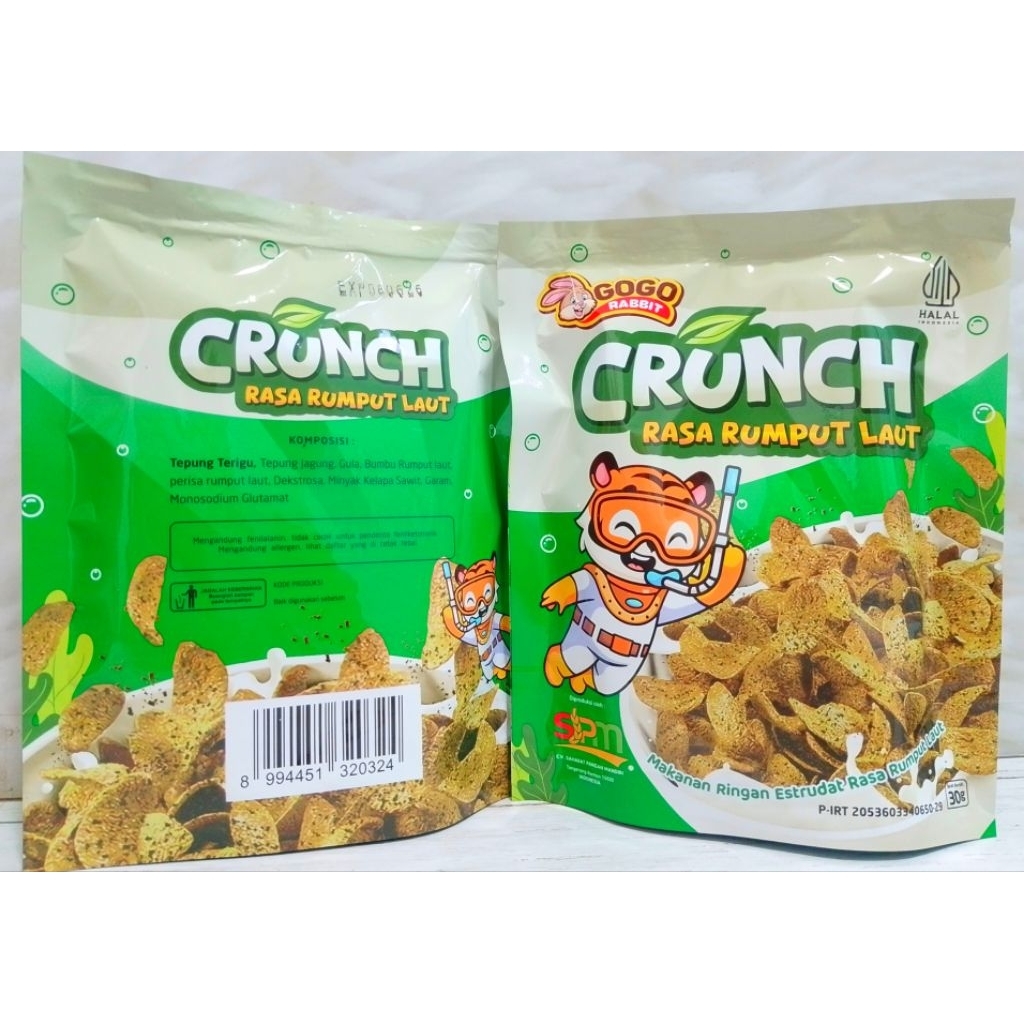 Jual GOGO RABBIT Crunch Rasa Rumput Laut Isi 8 Pack @isi 5 Pcs Ecer 2. ...