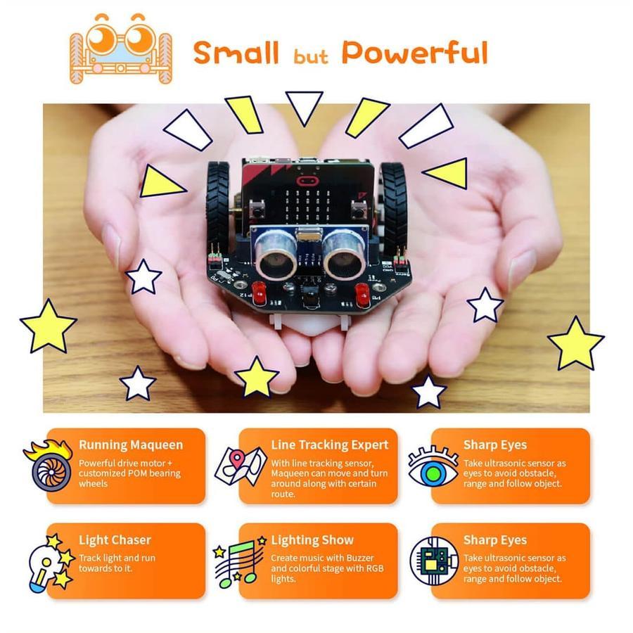 Jual DF Robot micro: Maqueen BBC micro:bit Educational Programming ...