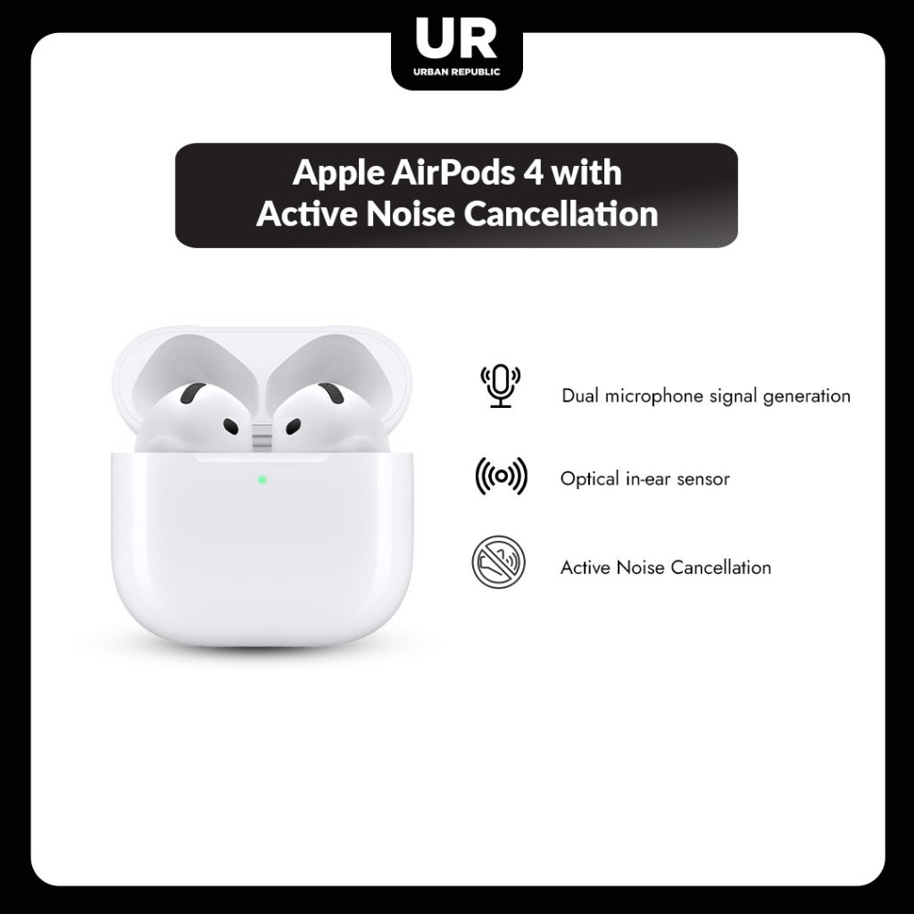 Jual Apple AirPods (4th Gen) with ANC - White | Shopee Indonesia