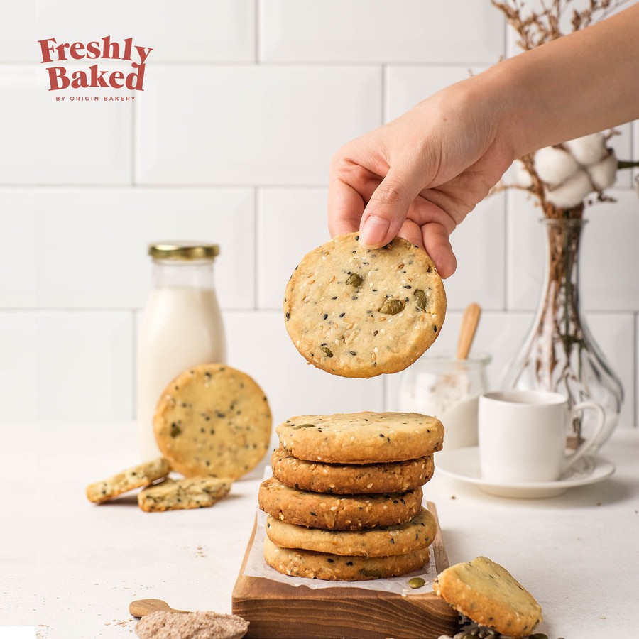 Jual Single Pack - Multi Grain Cookies - Freshly Baked by Origin Bakery ...