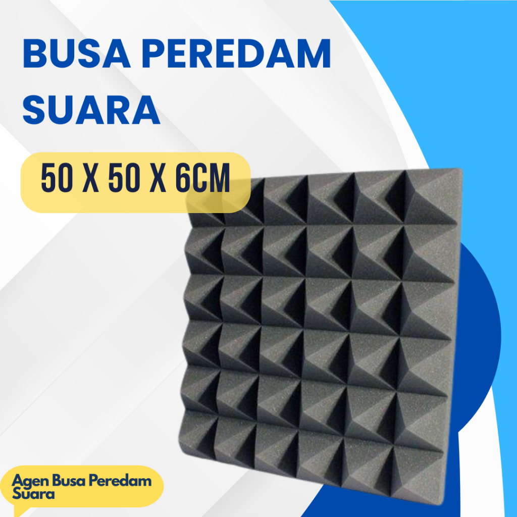 Jual Busa Peredam Suara Motif Pyramid 50x50x6cm | Shopee Indonesia