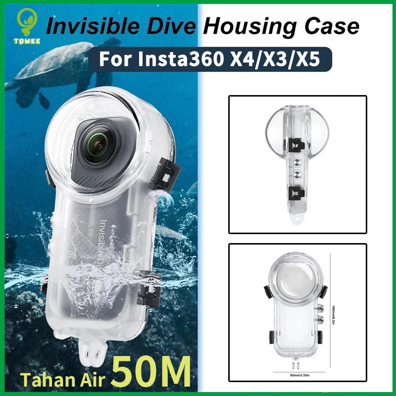 Jual Insta360 X4/X3/X5 Casing Selam Tak Terlihat Casing Tahan Air/50M ...